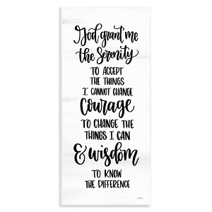 Stupell Industries Religious Serenity Courage & Wisdom, 7" x 17" - 1 of 4