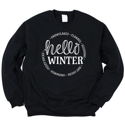 Simply Sage Market Women's Graphic Sweatshirt Hello Winter