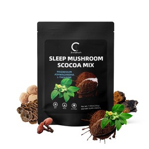 GPGP GreenPeople Instant Mushroom Coffee Supplement, with 10 Superfood Mushrooms for Brain Focus & Memory, 7.05 oz (200g) - 1 of 4