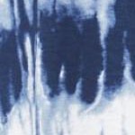 blue white print