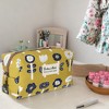 Unique Bargains Women's Printed Makeup Bag Yellow 1 Pc - image 2 of 4