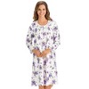 Collections Etc Long Sleeve Flannel Nightgown - 4 of 4
