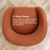 KINWELL Boucle Upholstered Swivel Barrel Accent Armchair - 4 of 4