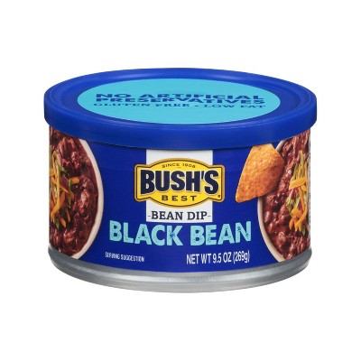 Bush's Best Bean Dip, Black, 9.5 Oz