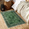 Fulvari Washable Area Rug Vintage Foldable Thin Rug Soft Low-Pile Non-Slip Stain Resistant Floor Indoor Outdoor Carpet - 3 of 4