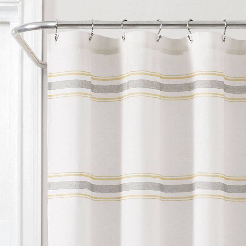 Farmhouse Striped Shower Curtain - Lush D&#233;cor, 3 of 10