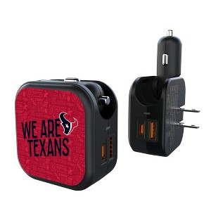 NFL AFC Teams 2024 Edition 18-Watt 2 in 1 USB A/C Charger - 1 of 3