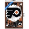 Trends International NHL Philadelphia Flyers - Maximalist Logo 23 Framed Wall Poster Prints - 3 of 4