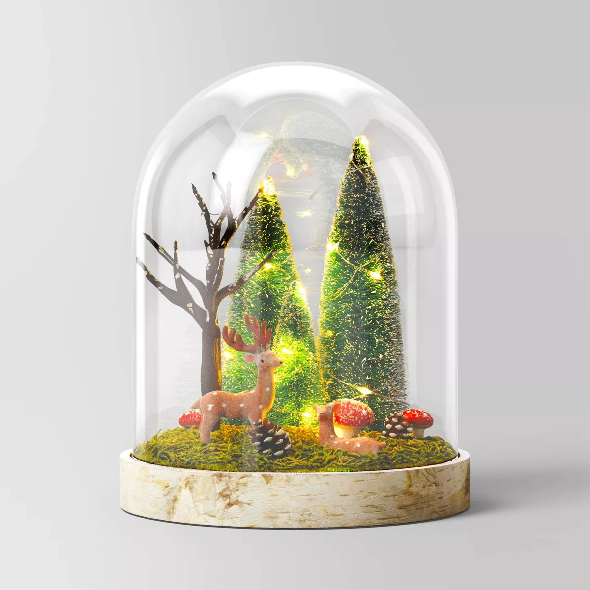 Battery Operated Lit Forest Scene
