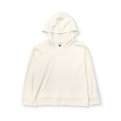 plus size white hoodie