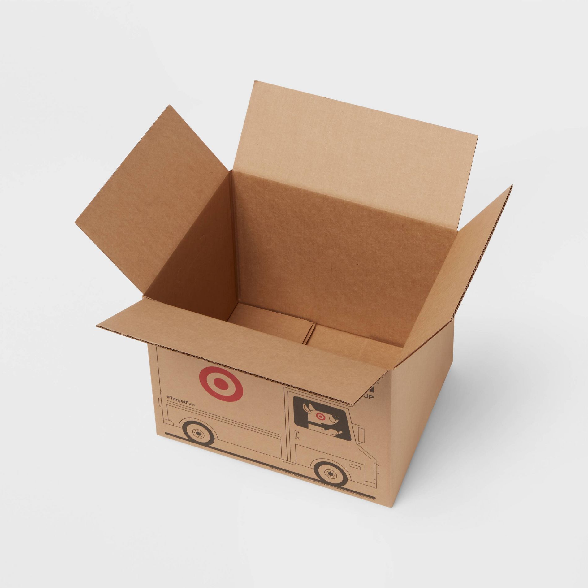 Small Moving Box - up&up™: 16" x 12" Cardboard Mailing Box, Brown, Flap Closure, Single Pack