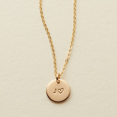 Made By Mary | Amore Disc Necklace