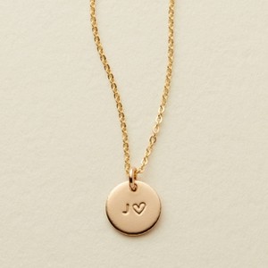 Made By Mary | Amore Disc Necklace - 1 of 4