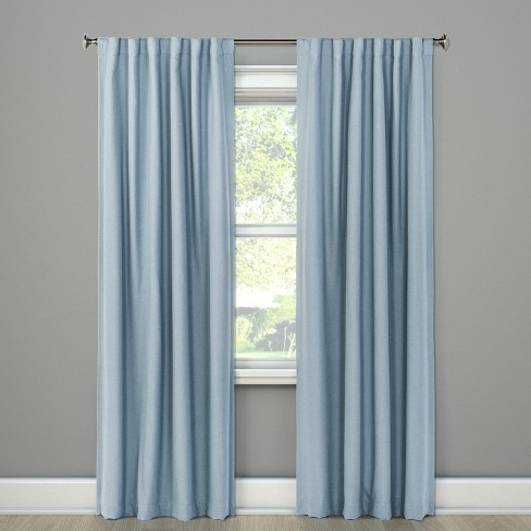 blue curtain background