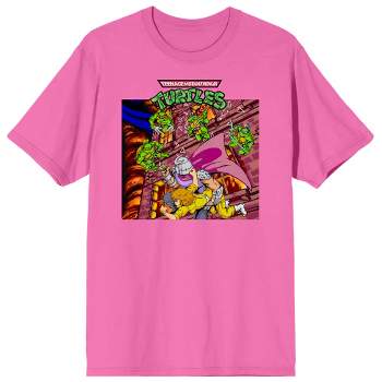 Teenage Mutant Ninja Turtles Super Shredder Men's Neon Pink T-shirt