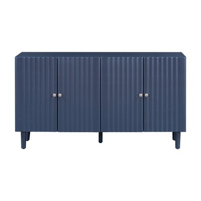 NicBex 58.1 Inch Sideboard Cabinet Modern Minimalist 4 Doors Buffet Cabinet Kitchen Coffee Bar Cabinet