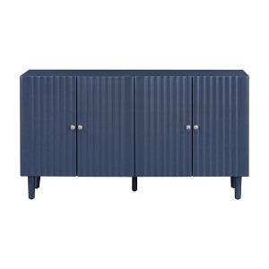 NicBex 58.1 Inch Sideboard Cabinet Modern Minimalist 4 Doors Buffet Cabinet Kitchen Coffee Bar Cabinet - 1 of 4