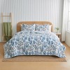 Coastal Inspired Quilted Coverlet Set with Shams - 2 of 4