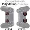 Fosmon For (Set of 4) Silicone PS5 Controller Thumb Grips, Xbox Thumbstick Grips For Xbox One X S Playstation 5 PS3 PS4, Black/Red - 3 of 4