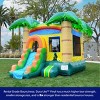 HeroKiddo 12'x18' Tropical Breeze Commercial Grade Bounce House with Single Slide and Basketball Hoop. - 4 of 4