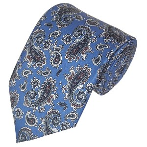 Men's Paisley Printed Design 100% Micro Fiber 3.25" W x 58" L Necktie - 1 of 3