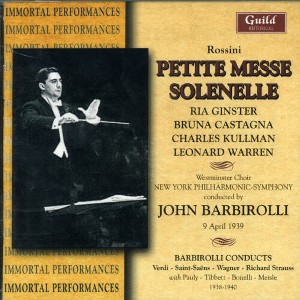 Rossini & Barbirolli & Nyp - Petite Messe Solenelle & Other Rarities (CD) - 1 of 1