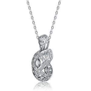 Guili Halloween Halloween Sterling Silver White Cubic Zirconia Pendant - 1 of 3