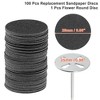 Unique Bargains Replacement Sandpaper Pad for Electric Foot File Coarse - 2 of 3