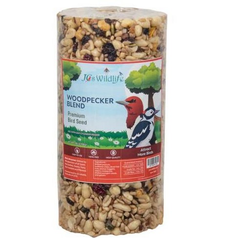 JCS Wildlife Woodpecker Blend Premium Bird Seed Small Cylinder, 2 lb - image 1 of 4