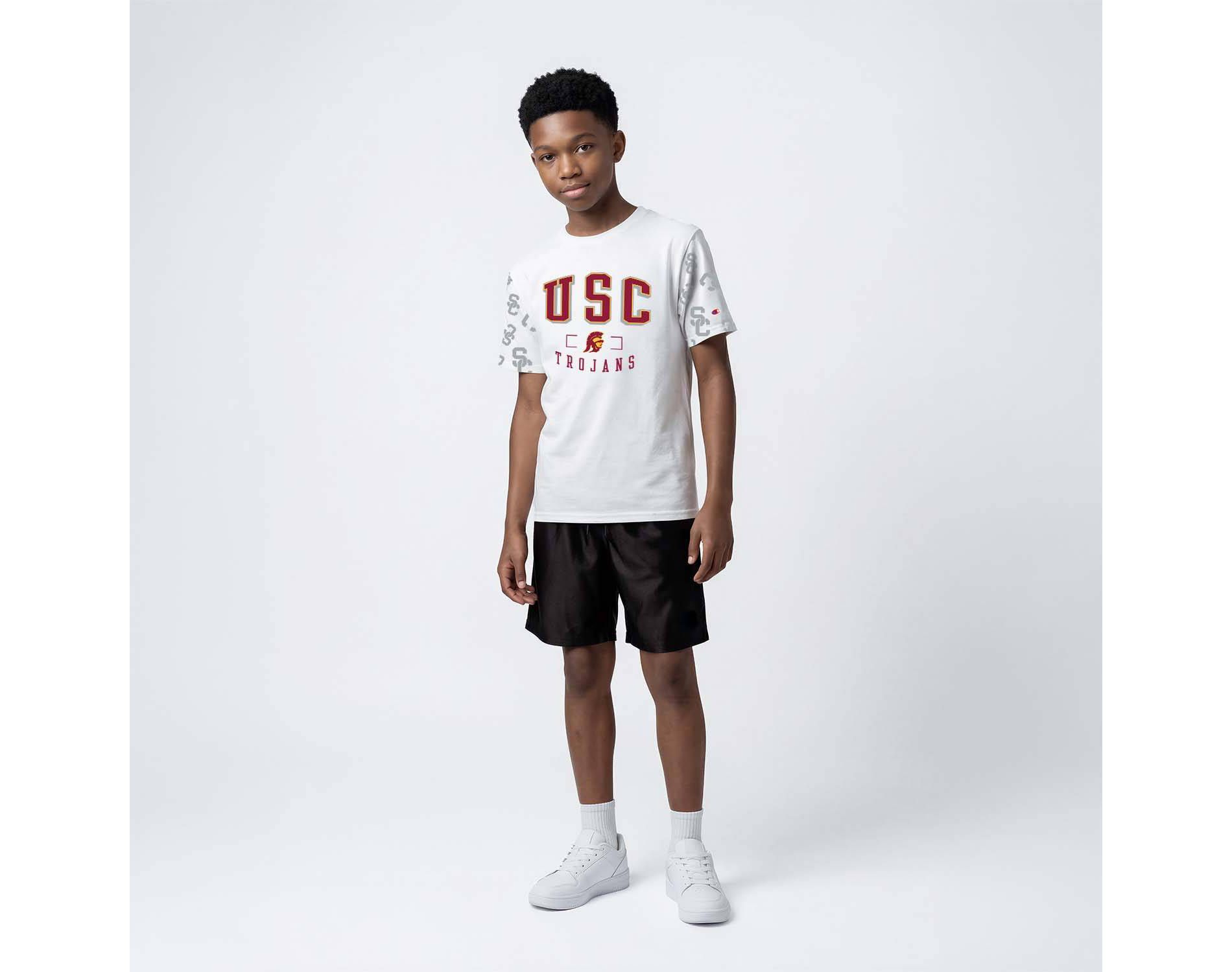 NCAA USC Trojans Champion Youth White T-Shirt