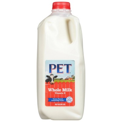 Pet Dairy Whole Milk - 0.5gal : Target