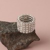 SOHI Women Silver Coloured Ring - 2 of 3