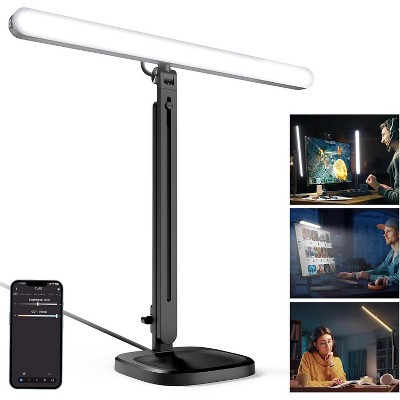 MaseiKar USB Streaming Key Light Bar LED Gaming Light with APP/PC/MAC Control, No Screen Glare Flicker Free, 360° Rotation Adjustable Light Stand