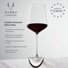 Viski Liminal Universal Crystal Wine Glass, Ultrathin Lightweight Clear Drinking Glasses, Elegant Stemmed Glassware, 23 oz, Set of 1 - 2 of 4