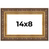 PosterPalooza | Photo Size Museum Gold Picture Frame - UV Acrylic, Foam Board Backing, Hanging Hardware - 2 of 4