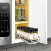 Lynk Professional Slide Out Double Spice Rack Upper Cabinet Organizer - 4  Wide : Target
