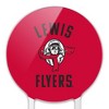 Lewis University Flyers Logo Acrylic Cake Topper Party Decoration for Wedding Anniversary Birthday Graduation - 3 of 4