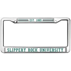 Slippery Rock University Full Size Standard License Plate Metal Frame - 1 of 4