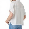 Women's Relaxed Button Down Top - Giftcraft - 2 of 2