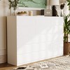 FUFU&GAGA Multifunctional Dresser 15 Drawer Storage Horizontal Dresser White - 2 of 4