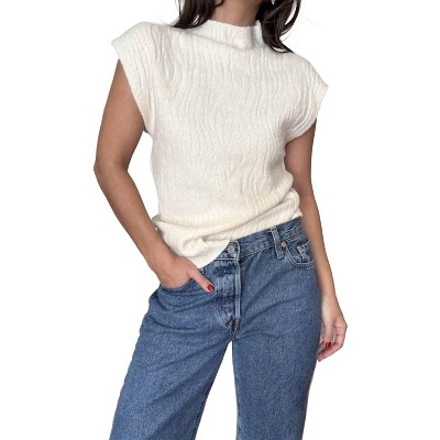 Women's Jacquard Knit Top - Et Clet