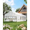 Party Tent Heavy Duty, Large Wedding Tent Event Shelter with Removable Sidewalls, Outdoor Steel Carport, Commercial Tents for Birthday Party - 2 of 4