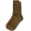 Memoi Women's Neutral Ribbed Knit Essential Boot Socks - 3 of 4