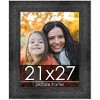 PosterPalooza | Contemporary Black Picture Frame - UV Acrylic, Foam Board Backing, Hanging Hardware - 2 of 4
