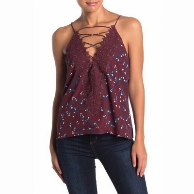Women's Top Posie Floral Strappy Cami Top - WAYF