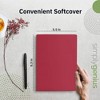 Simply Genius A5 Lined Notebooks with Softcover - College Ruled Notebook - 92 pages, 5.5" x 8.3" (Wine, 6 pack) - 2 of 4
