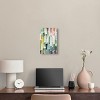 Art Remedy Greenery Raindrops Green Abstract Wall Art Unframed - 2 of 4