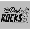 Men's The Flintstones Father's Day Fred Flintstone This Dad Rocks T-Shirt - 2 of 4