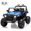 Jojoka 12V Kids Ride On Car, Electric Ride On Truck w/Parent Remote, Spring Suspension, Bluetooth Music, LED Light, 4.1Mph Max Speed - 2 of 4
