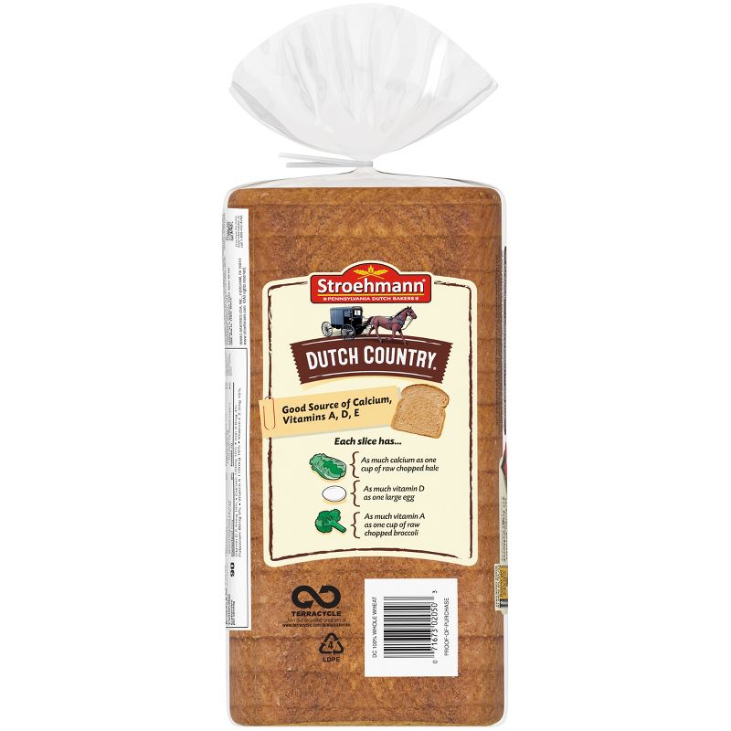 Stroehmann Dutch Country 100% Whole Wheat Bread - 24 oz, 5 of 8